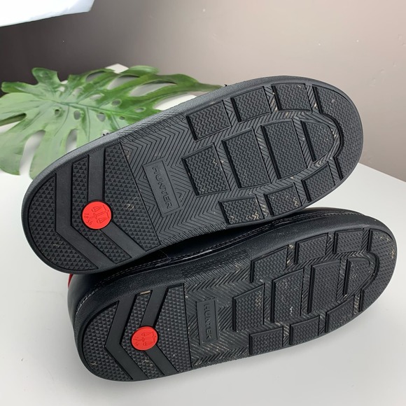 Hunter Original Snow Boots Black Short Quilted Waterproof Platform Women’s 8 - Picture 12 of 13